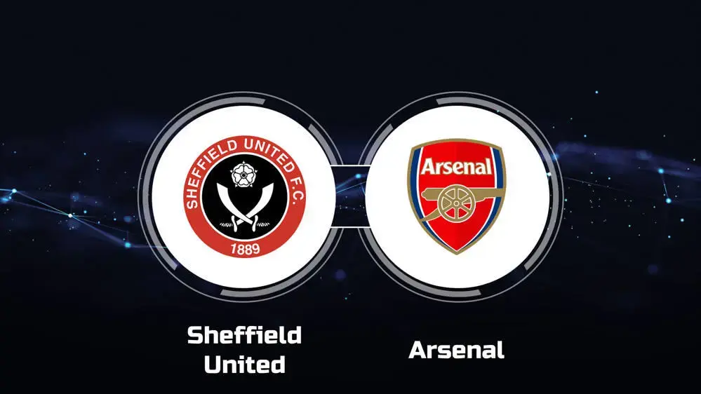 Sheffield united Vs Arsenal poster