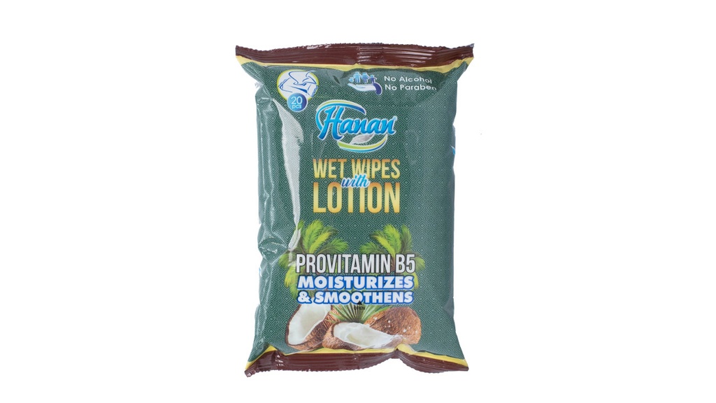 HANAN LOTION WIPES 48pc BALE 