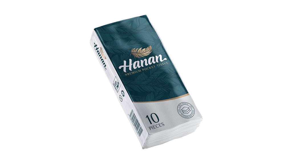 HANAN POCKET TISSUE 12pc BALE